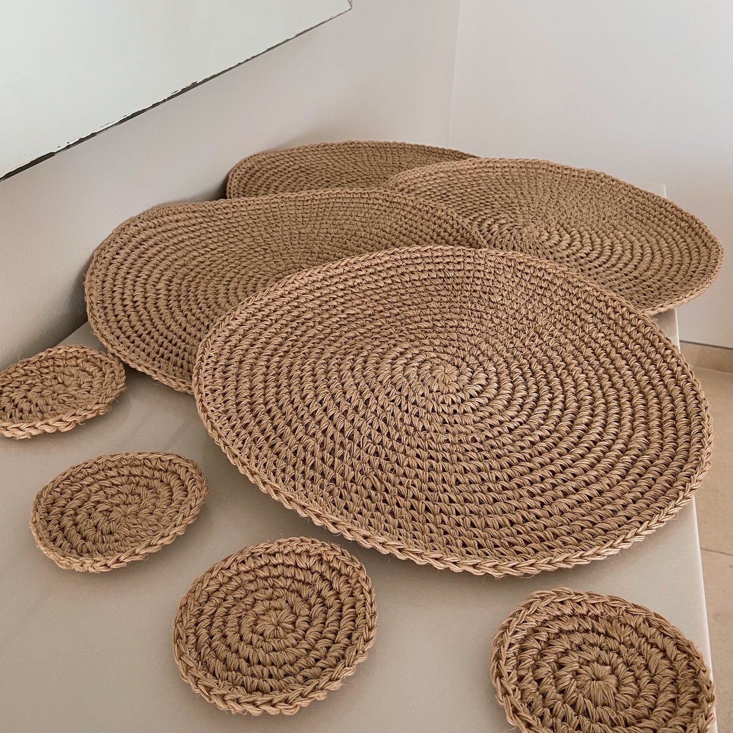 Individuales Cyra Crudo x 4